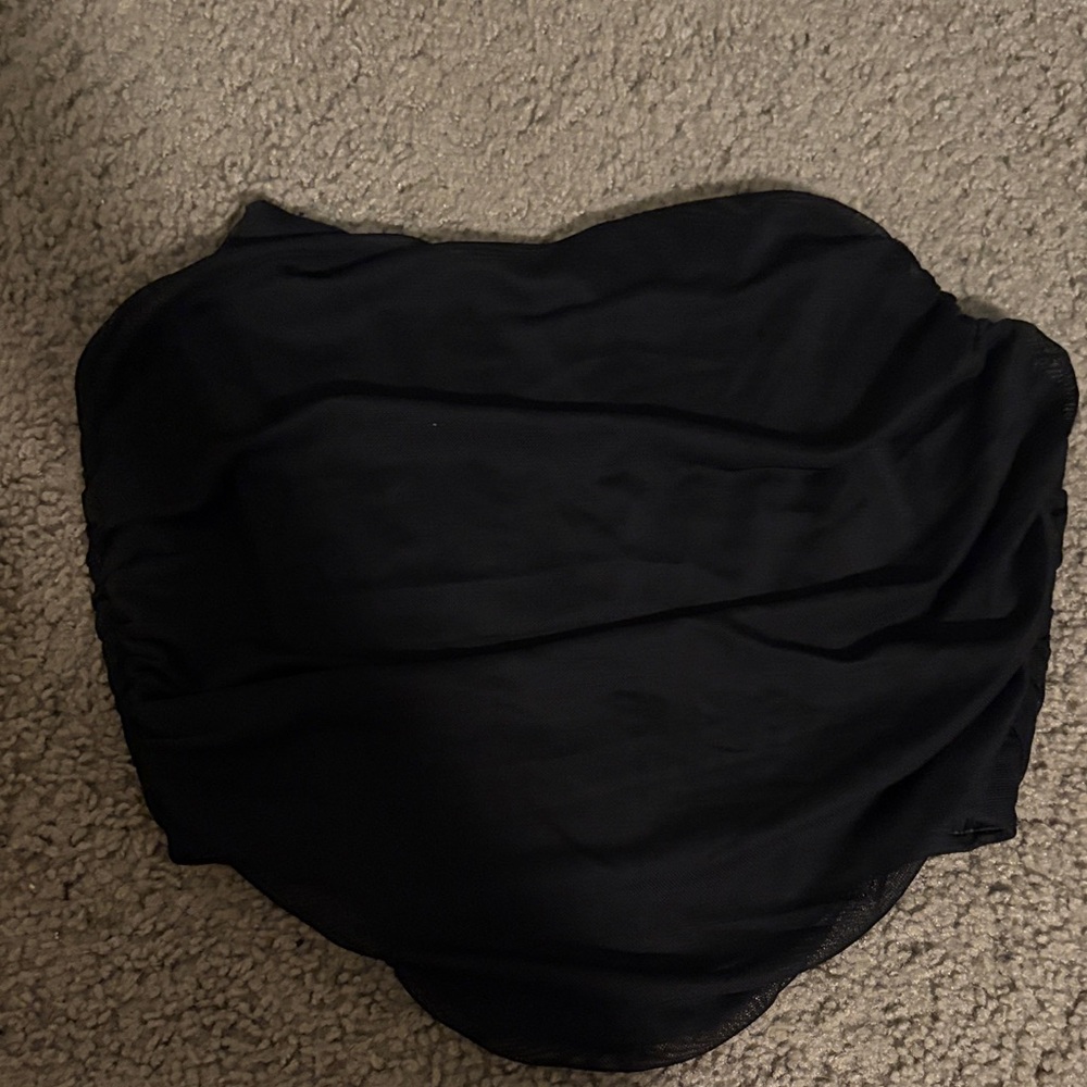 Elegant Black Sheer Top